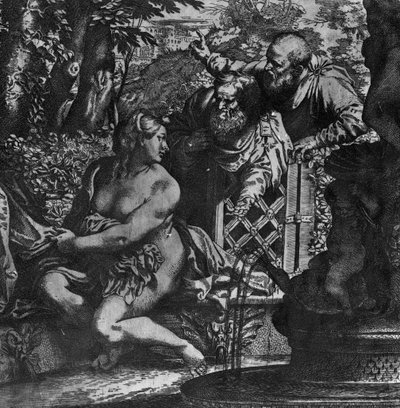 Susanna und die Ältesten, um 1590 von Annibale Carracci
